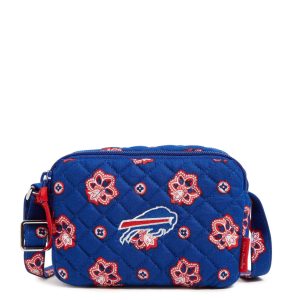 NFL RFID Small Stadium Crossbody Bag-Buffalo bills bandana in Cotton