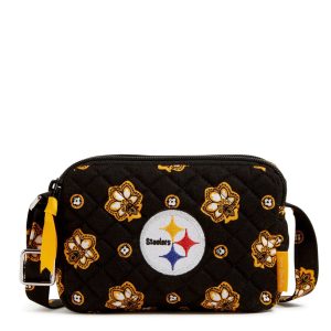 NFL RFID Small Stadium Crossbody Bag-Pittsburgh steelers bandana in Cotton