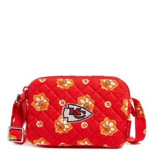 NFL RFID Small Stadium Crossbody Bag-Kansas city chiefs bandana in Cotton