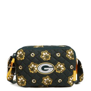 NFL RFID Small Stadium Crossbody Bag-Green bay packers bandana in Cotton