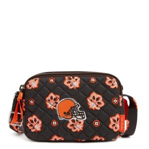 NFL RFID Small Stadium Crossbody Bag-Cleveland browns bandana in Cotton