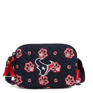 NFL RFID Small Stadium Crossbody Bag-Houston texans bandana in Cotton