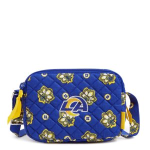 NFL RFID Small Stadium Crossbody Bag-Los angeles rams bandana in Cotton