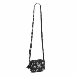 NFL RFID Small Stadium Crossbody Bag-Las vegas raiders bandana in Cotton