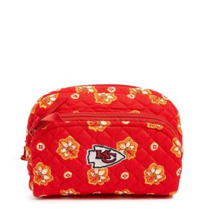 NFL Medium Cosmetic Bag-Kansas city chiefs bandana in Cotton