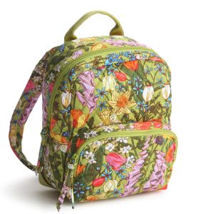 Mini Banbury Backpack-Meadow bouquet in Premium cotton