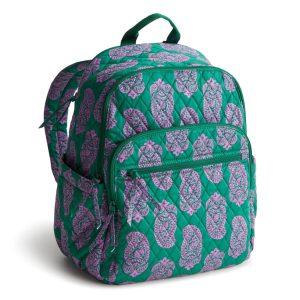Bancroft Backpack-Iconic paisley green jacket in Premium cotton