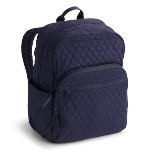 Large Bancroft Backpack-Peacoat in Premium cotton