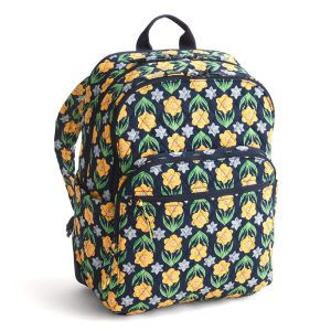 Large Bancroft Backpack-Daffodils in Premium cotton
