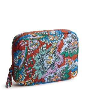 Cord Organizer-Flowers + feathers in Premium cotton