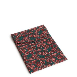 Large Envelope Tech Sleeve-Victorian vines in Premium cotton