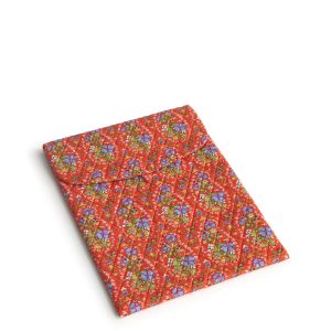 Large Envelope Tech Sleeve-Garden paisley in Premium cotton