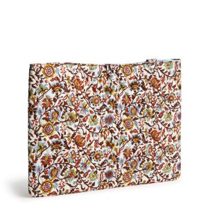 Laptop Insert-Marrakesh vines cream in Premium cotton