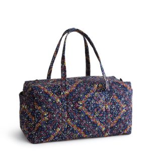 Large Original Duffel Bag-Starry paisley in Premium cotton