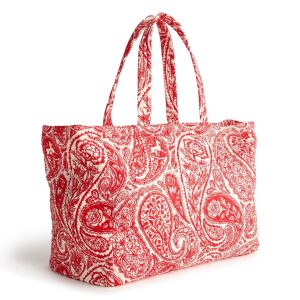 Knollton Tote Bag-Paisley key in Premium cotton