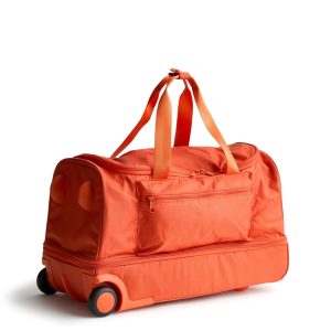 Adair Rolling Duffel Bag-Koi Orange in Ripstop