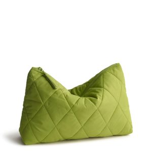Large Pouch-Spinach Green in Featherweight