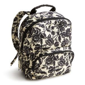 Mini Banbury Backpack-Bubbly flowers black in Nylon
