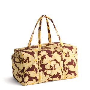 Large Original Duffel Bag-Scattered anemones in Nylon