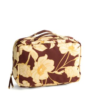 Lay Flat Travel Organizer-Scattered anemones in Nylon