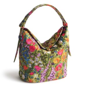 Astoria Shoulder Bag-Meadow bouquet in Premium cotton