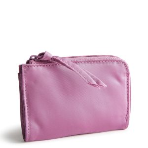 Zip Card Pouch-Smoky Grape in Nylon