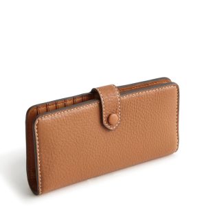 Tab Wallet-Roasted Pecan in Leather