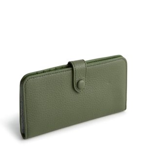 Tab Wallet-Bronze Green in Leather