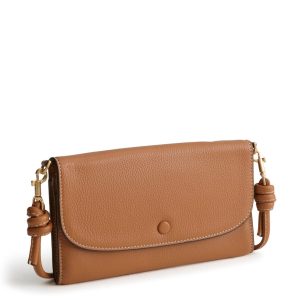 Wildwood Wallet Crossbody-Roasted Pecan in Leather