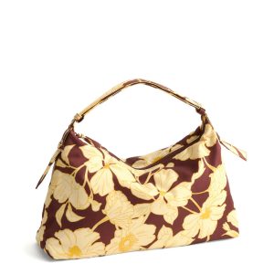 Marcelle Shoulder Bag-Scattered anemones in Nylon