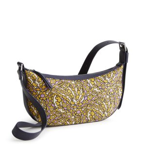 Springbrook Sling Crossbody-Tiny garden in Oxford canvas