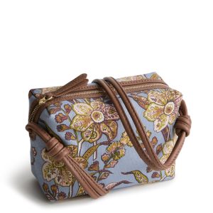 Blake Crossbody-Begonia fields in Oxford canvas