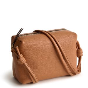 Blake Crossbody-Roasted Pecan in Leather