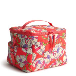 Lunch Cooler-Swirling poppies in Featherweight