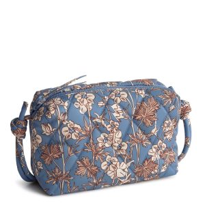 Blake Crossbody-Larkspur delphinium in Performance twill