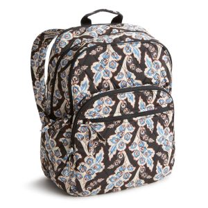 Large Bancroft Backpack-Calyx + quill black in Performance twill