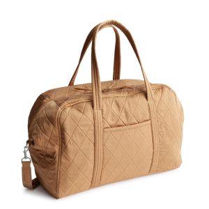 Large Miramar Weekender-Tiger's Eye in Performance twill