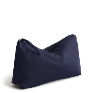 Medium Pouch-Peacoat in Nylon