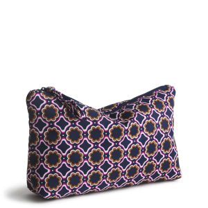 Medium Pouch-Lattice florets in Nylon