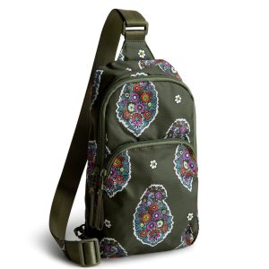 Lorman Sling Backpack-Kew gardens green in Ripstop