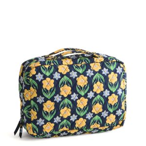 Lay Flat Travel Organizer-Daffodils in Premium cotton