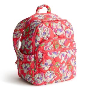 Bancroft Backpack-Swirling poppies in Featherweight