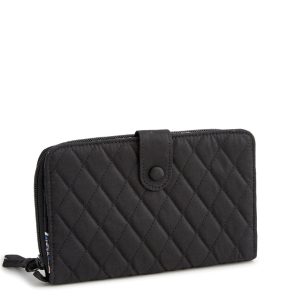 Large Tab Wallet-Moonless Night in Premium cotton