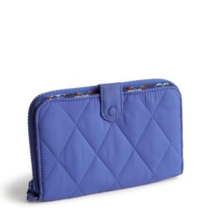 Large Tab Wallet-Deep ultramarine in Featherweight