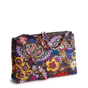 Foxbury Crossbody-Colorful bouquet in Premium cotton