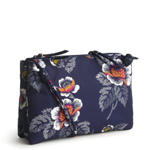 Foxbury Crossbody-Seurat floral in Nylon