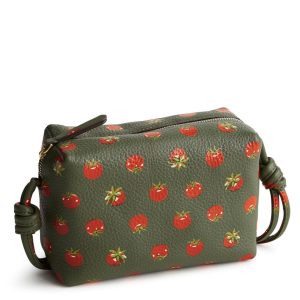 Blake Crossbody-Tiny tomatoes in Leather