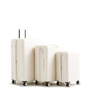 3 Pc. Nested Luggage Set-Cottage Cream in Hardside Luggage