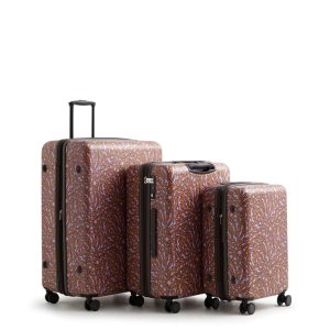 3 Pc. Nested Luggage Set-Tiny garden lavender frost in Hardside Luggage