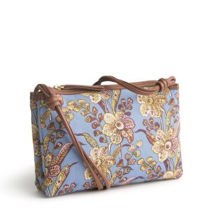 Foxbury Crossbody-Begonia fields in Oxford canvas